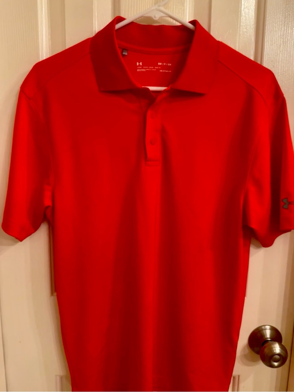 Under Armour Men’s Orange Polo Shirt